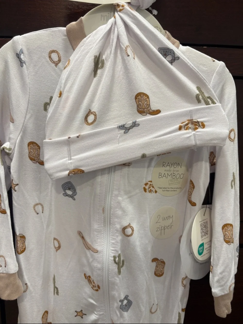 ✨🤠🍼 NWT Baby Western Sleeper Set – 6-9 Months 🍼🤠✨